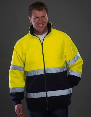 YOKO HVK10B | Herren Sicherheits Arbeitsjacke High Viz | EN ISO20471:2013