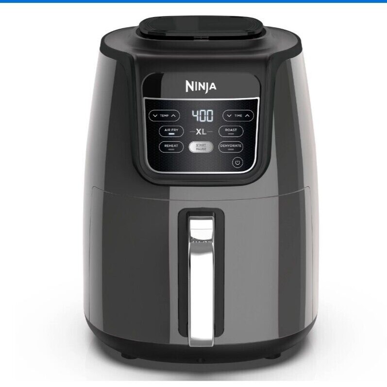 Ninja AF150WM Air Fryer XL 5.5 Quart Black/Silver for sale online eBay