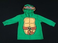 TMNT TEENAGE MUTANT NINJA TURTLES MIKEY 2T TODDLER JACKET WITH MASK HOOD