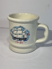 Vintage Old Spice Shaving Mug With The Grand Turk Stars and Stripes Flag
