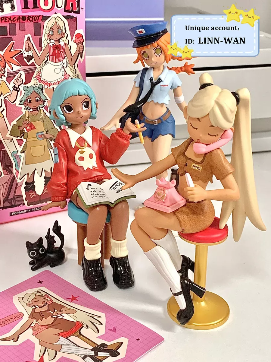 Genuine POP MART Peach Riot Rush Hour Series Confirmed Blind