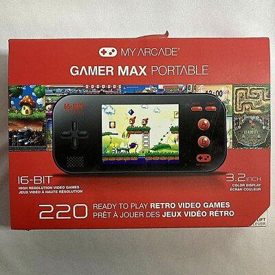 My Arcade Dream Gear Portable Handheld Retro 220 Video Games NEW