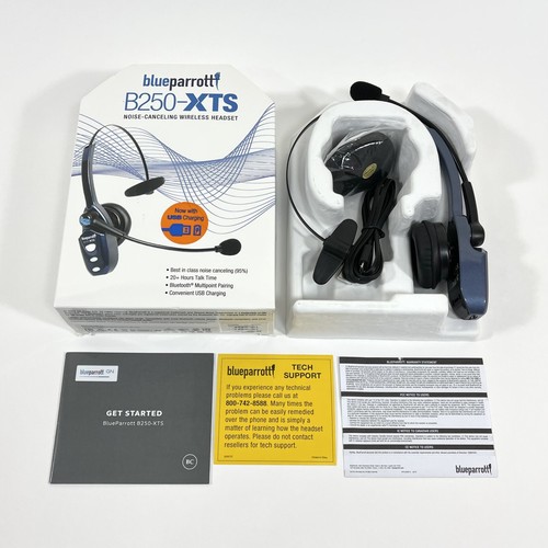 BlueParrot B250-XTS Mono Wireless Bluetooth Headset Noise Cancellation - 第 1/6 張圖片