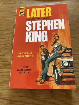 STEPHEN KING - LATER - Hard Case Crime Edition - Paperback