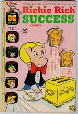 Richie Rich Success Stories #044 - Nice Harvey Giant Comic 1972  VG