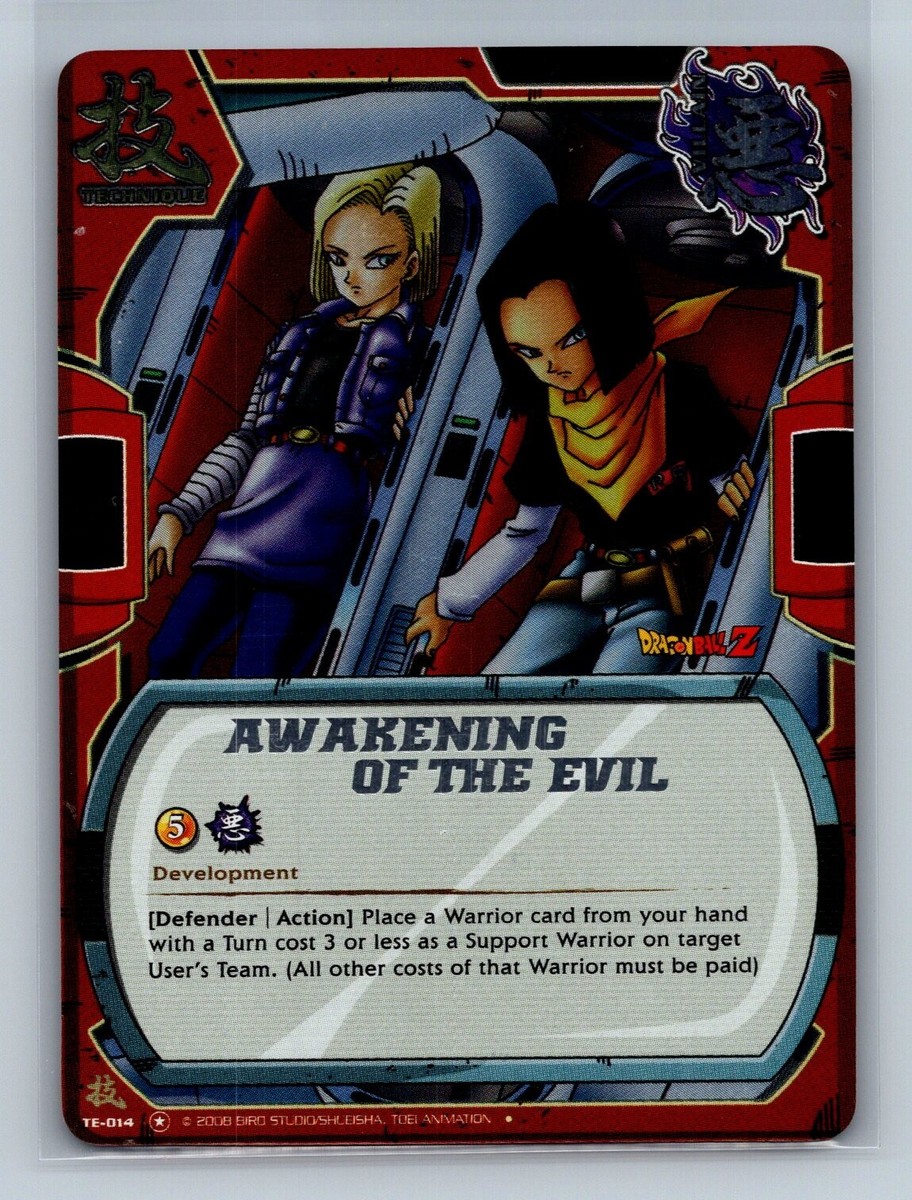 Dragon Ball Z CCG - Awakening Of The Evil #TE-014 1st Ed Foil - Warriors Return | eBay Dragon Ball Z CCG - Awakening Of The Evil #TE-014 1st Ed Foil - Warriors Return | eBay