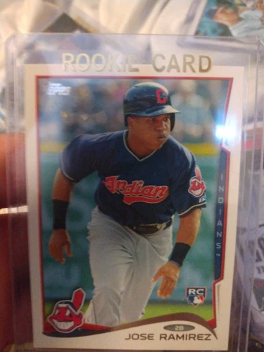 2014 Topps Series 2 Baseball #424 Jose Ramirez RC Rookie Cleveland Indians RC  O