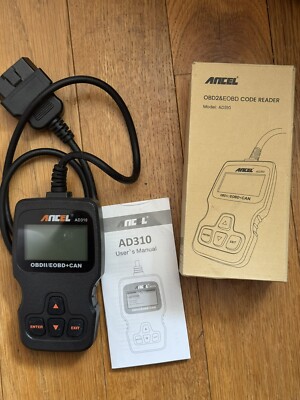 Ancel AD310 Scanner OBD2 Fault Code Reader Engine Diagnostic Tool Tested