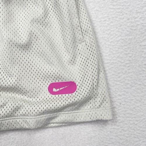 Nike Dri-FIt Youth Girls Athletic Shorts Size XS White DX5378 Training - Picture 3 of 12