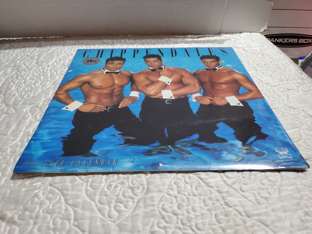 NEW: CHIPPENDALES 1998 CALENDAR (COLLECTOR'S ITEM) Vintage
