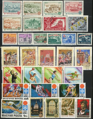 420 Hungary Magyar Postage Stamp Collection Europe 1971-2001 Used CTO - Picture 2 of 13