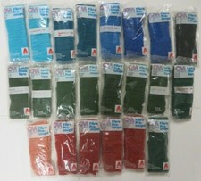 Vintage Lot 21 Latch Hook Rug Yarn Columbia-Minerva CM Blues Green Rust NOS NEW
