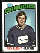 Rick Blight 1976 Topps #238  Hockey Card