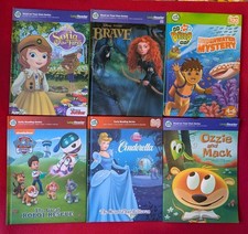 Leap Frog Tag Leap Reader Bücher Cinderella Paw Patrol Go Diego Sofia Pixar Brave