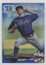 2017 Bowman Draft Chrome Blue Refractor 70th Anniversary /200 Kolby Allard 6u5