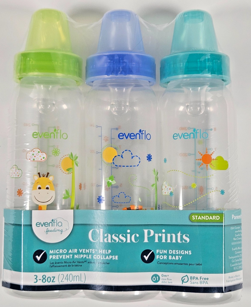 8oz 3 Pack Bpa Free New