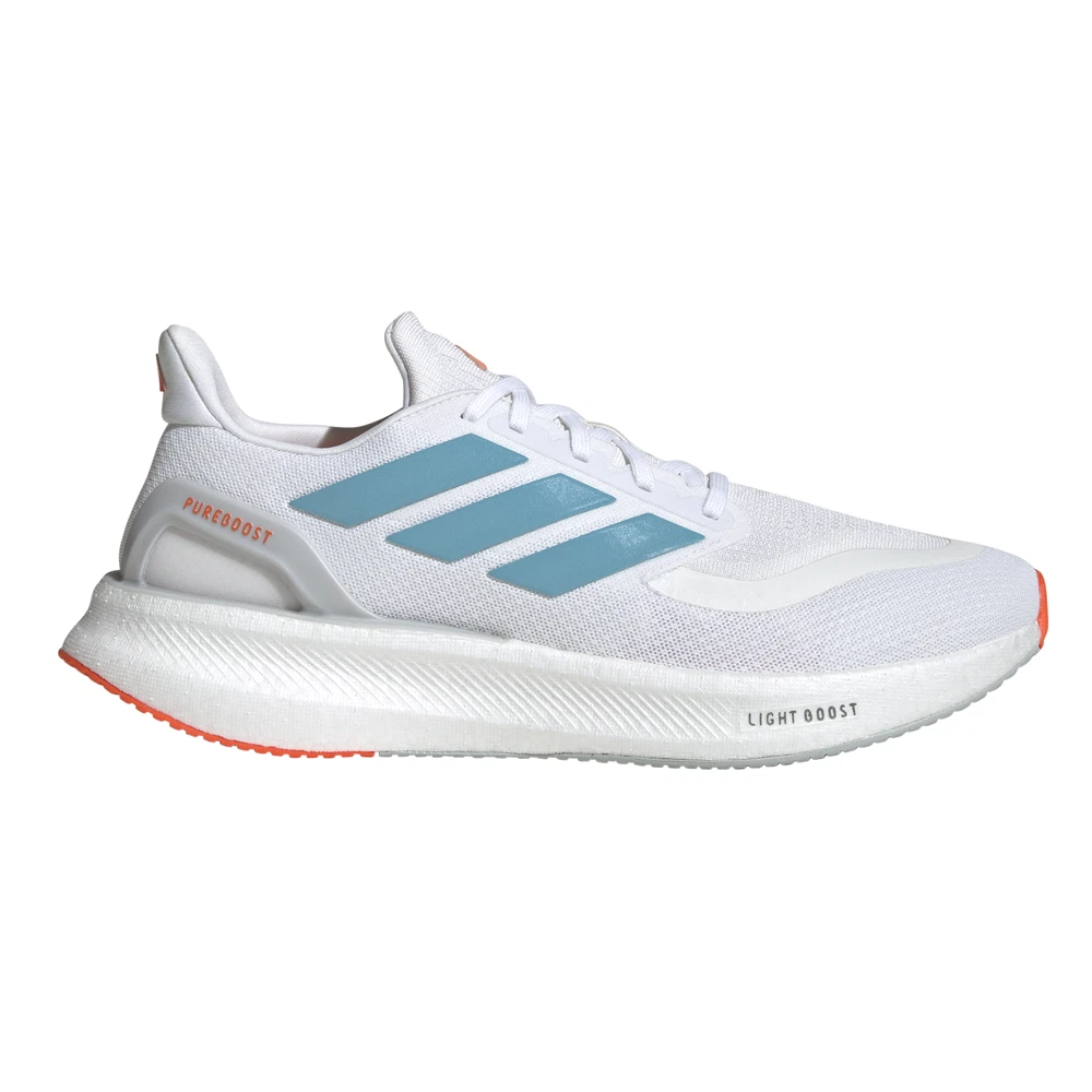 Adidas PureBoost 5 White Preloved Ink Orange for sale | eBay