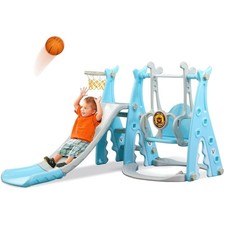 Kinderrutsche Babyrutsche Schaukel Spielset für Kinder ab 1 Jahr