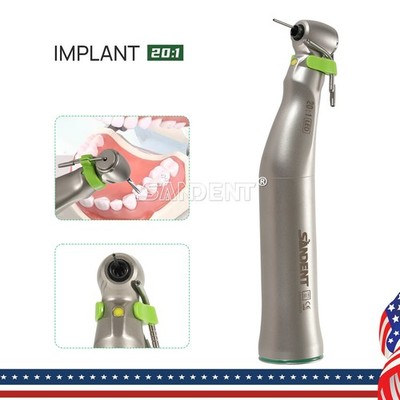 New 20:1 LED Dental Implant Contra Angle Handpiece for W H Surgical Motor