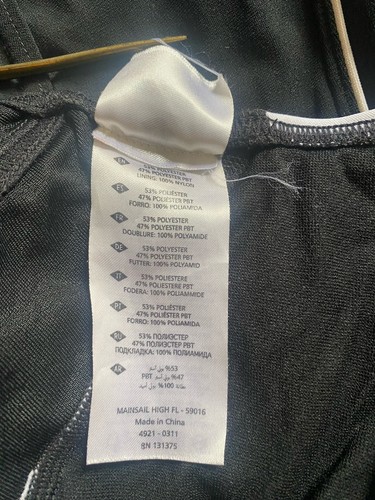 Arena Damen Team Badeanzug Swim Tech Gr. 32 Einteiler schwarz weiß Bodylift - Bild 7 von 7