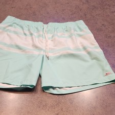 Columbia PFG Men's Men's Swim Trunks NWOT Size XXL Teal And White