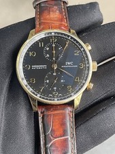 iwc portugieser chronograph 18k Rose Gold .2008.(IW371415).