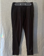 Wild Fable Black Sweatpants Cuffed Hem Women  s Sz M NWT