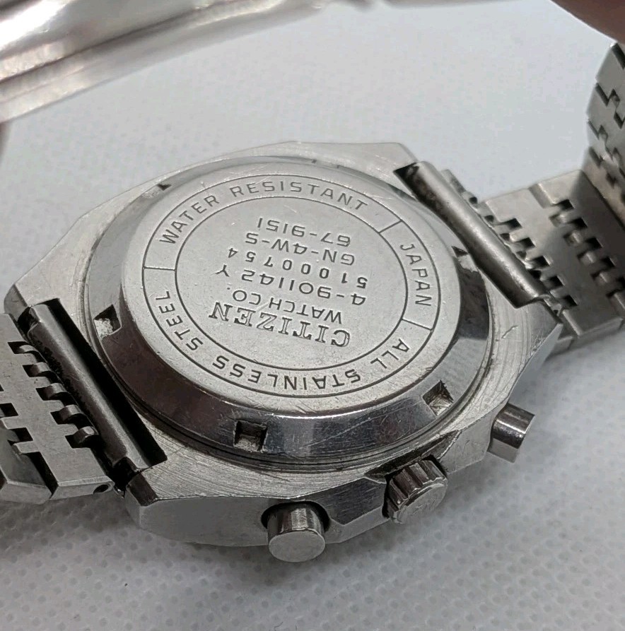 Vintage Citizen 8110A 67-9151 23 Jewels Chronograph Watch | eBay