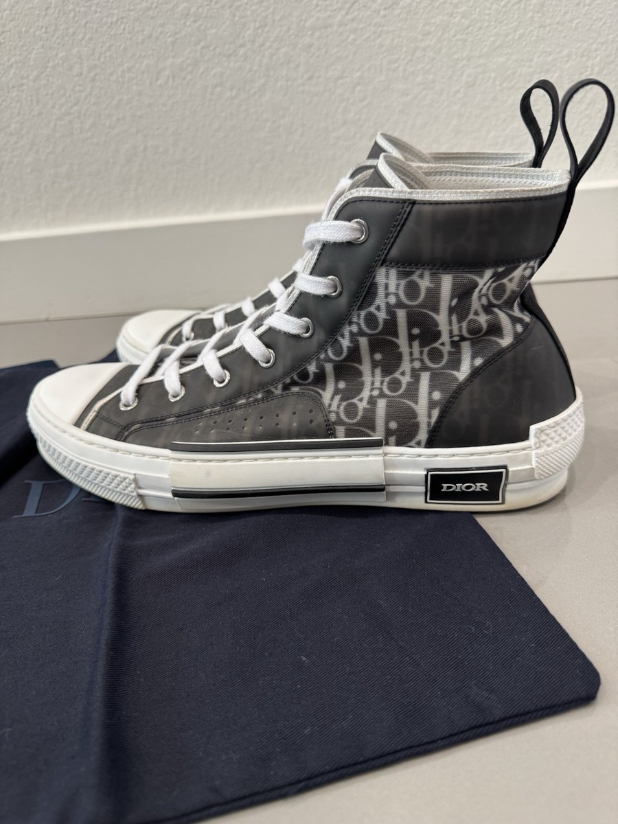 Christian DIOR B27 Sneakers Black White Black Sz 44 Sz 11 | eBay
