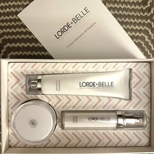 New Lorde + Belle 3 Piece Anti Aging Skin Care Regimen; sealed in Box MSRP: $199