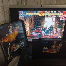 KOF 95 THE KING OF FIGHTERS 95 SNK NEO GEO AES w/Manual, Box, Working, Japan