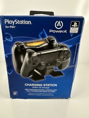NEW OPEN BOX PowerA Charging Station for PS4 DualShock 4 Controllers Official