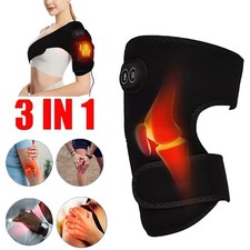 Electric Heated Shoulder 3 In1 Massager Brace with Vibration Joint Pain Relief