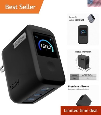 For Anker Prime Charger（160W 3Ports Smart Display）Charger Dust Protection Case