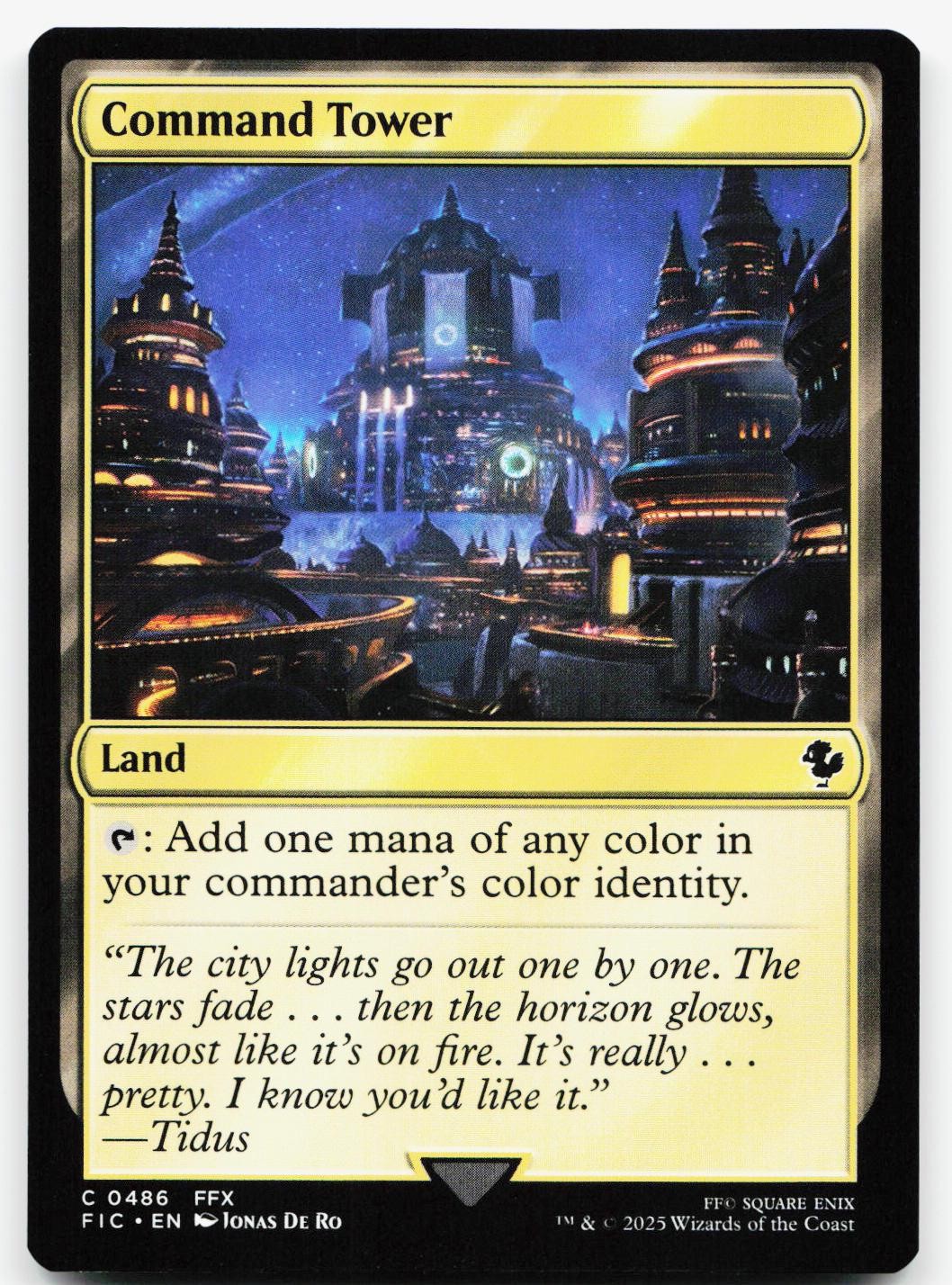 COMMAND TOWER (0486) 486 C COMMANDER: FINAL FANTASY NM MTG