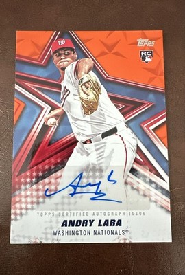 2026 Topps Series 1 - Baseball Stars Autographs Andry Lara #BSA-AL Orange /25...