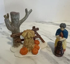Dept 56 Heritage Village "Harvest Time" Accessories Incomplete Set  5941-2 READ
