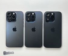 iPhone 15 PRO Blue Titanium Back Frame Housing Replacement Apple OEM V.Good