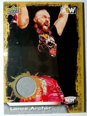 AEW Lance Archer Mat Patch Card Upper Deck No.34 WWE WCW ECW