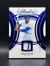 2025 Panini Flawless Sapphire Legendary Memorabilia Ernie Banks /15