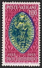 Vatican. ** MNH Yvert 191. 1953. 100 L Multicolor. MAGNIFICENT. Yvert 2013: 56 E