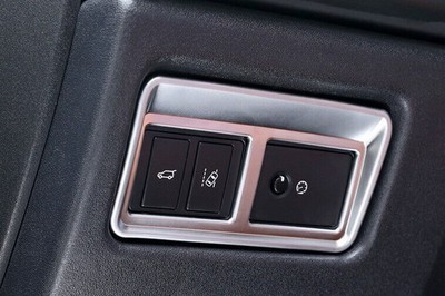 Matte Silver Back Door Tailgate Switch Cover Trim For Range Rover L405 2013-2017