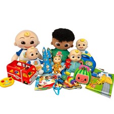 HUGE Cocomelon Lot   Toys, Plushies, Books, Dolls, Interactive Toys  Learning