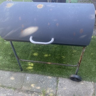 XXL BBQ Smoker Charcoal Barbecue Grill Portable Trolley Outdoor Garden