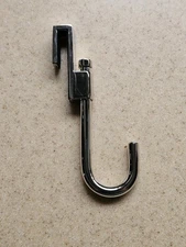 REJUVENATION EMERY POLISHED NICKEL SWIVELING WALL POT RACK UTENSIL HOLDER HOOK