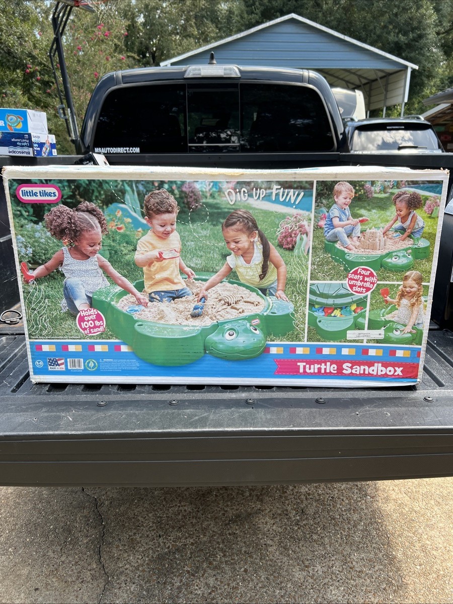 little tikes dollhouse turtle sandbox, NIB, Holds Over 100 Pounds