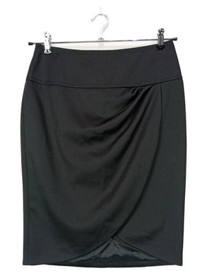 APRIORI Bleistiftrock Damen Gr. 36/S Schwarz Business Elegant Wolle-Mix