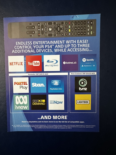 PS4 Official Universal Media Remote - Picture 3 of 3