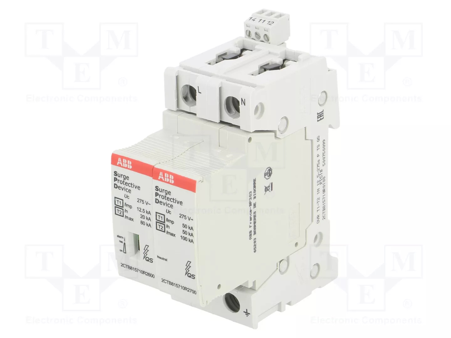 ABB OVR-T1-T2-1N-12.5-275S-P-TS-QS Surge arrester