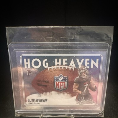 Panini 2025 Absolute Bijan Robinson Hog Heaven Insert #HH-BRN Falcons